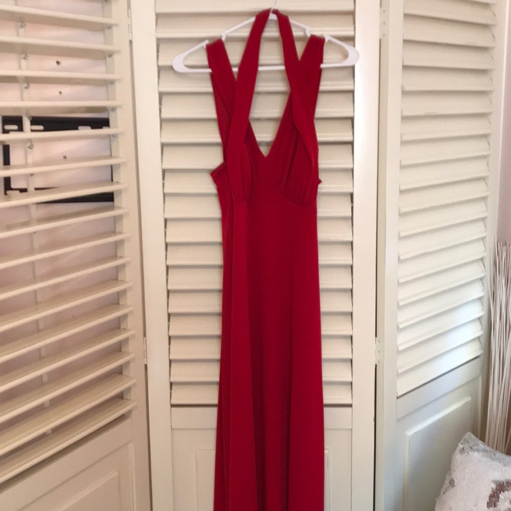 Hot Red Floor Length Dress!!!